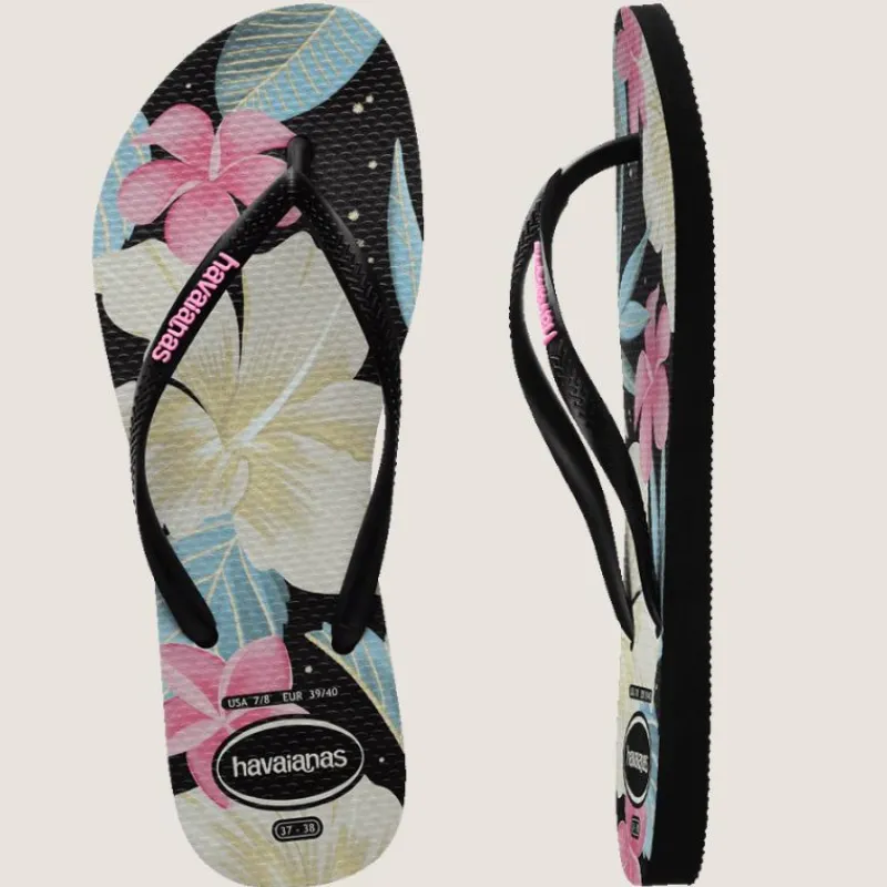 Slim Floral Thong | Havaianas Clearance